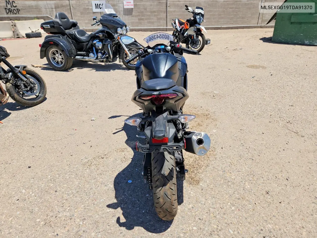 2026 Kawasaki Ex500 VIN: ML5EXGG19TDA91370 Lot: 60554366