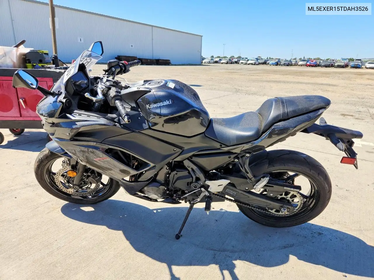 2026 Kawa Ex650 R VIN: ML5EXER15TDAH3526 Lot: 61542236