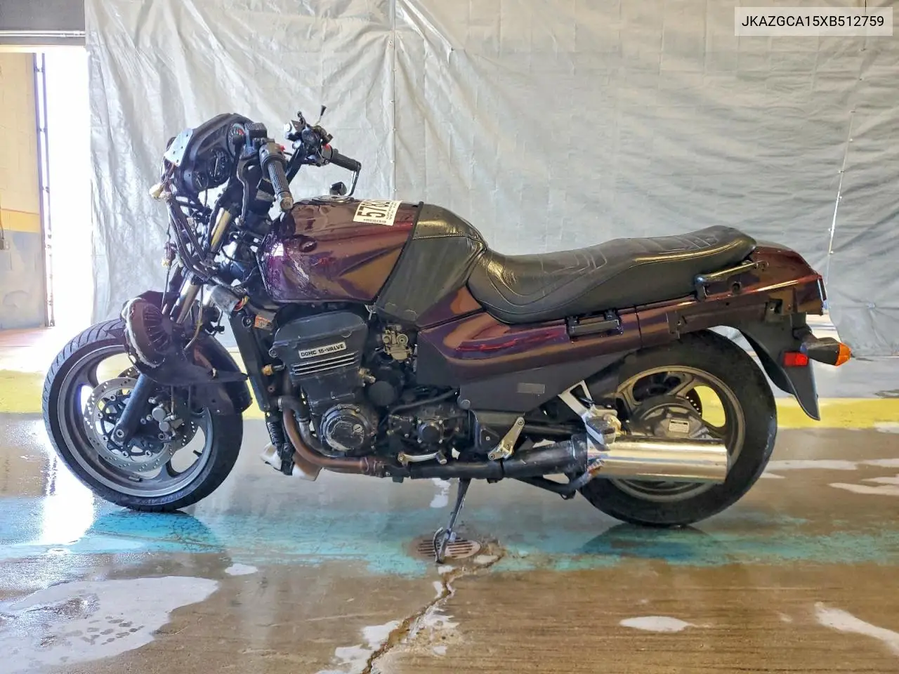 1999 Kawasaki Zg1000 VIN: JKAZGCA15XB512759 Lot: 57826786