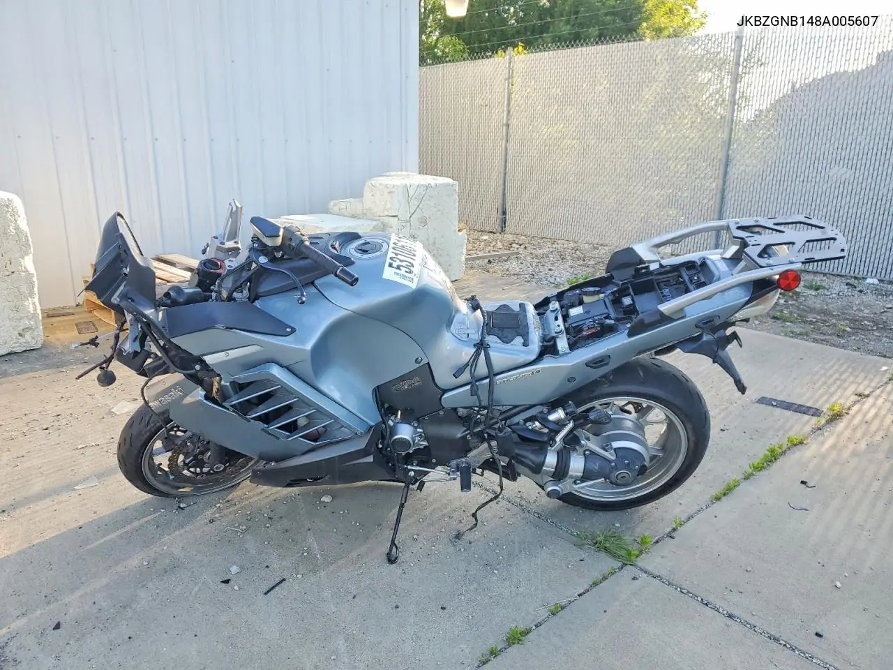 2008 Kawasaki Zg1400 B VIN: JKBZGNB148A005607 Lot: 53106116