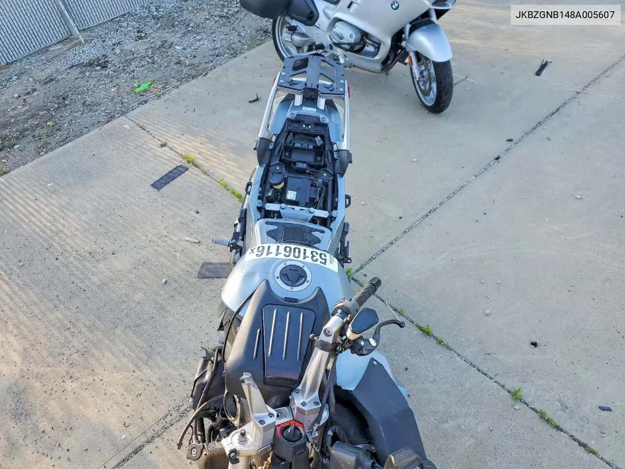 2008 Kawasaki Zg1400 B VIN: JKBZGNB148A005607 Lot: 53106116