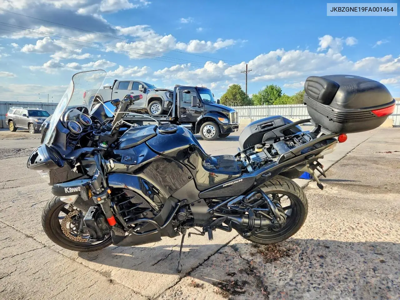 2015 Kawasaki Zg1400 E VIN: JKBZGNE19FA001464 Lot: 60526336