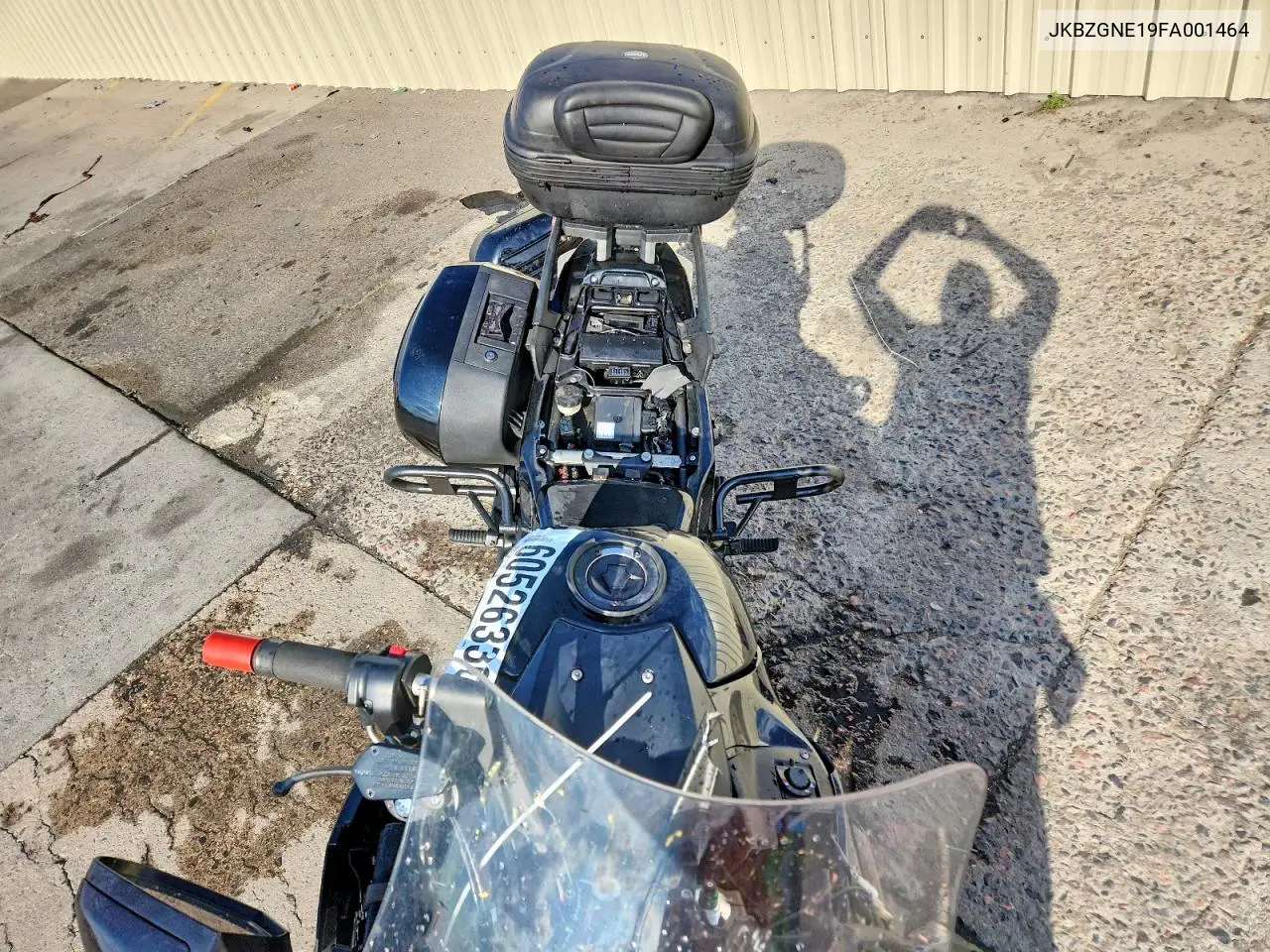 2015 Kawasaki Zg1400 E VIN: JKBZGNE19FA001464 Lot: 60526336