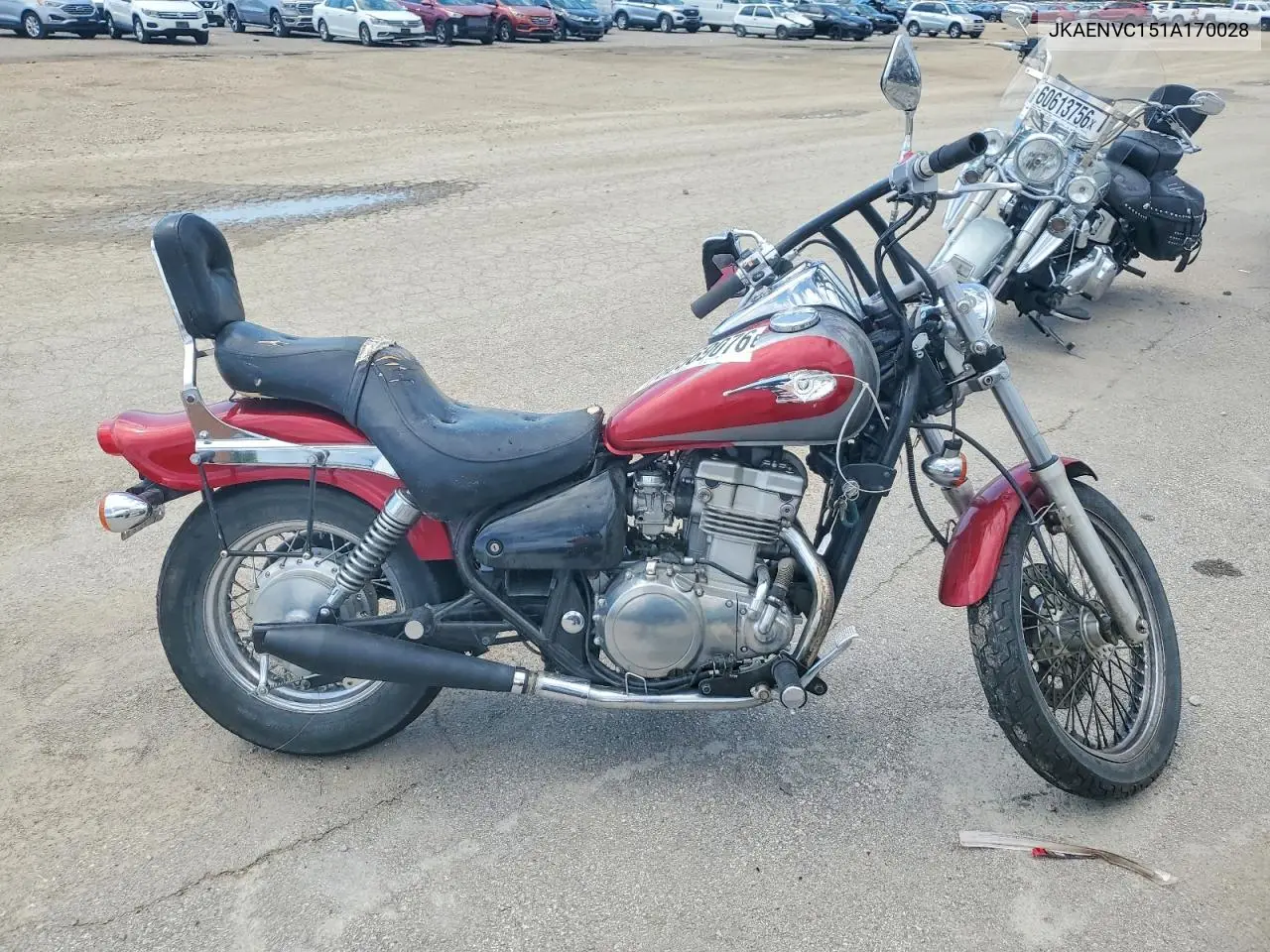2001 Kawasaki Vulcan 500 VIN: JKAENVC151A170028 Lot: 60569076
