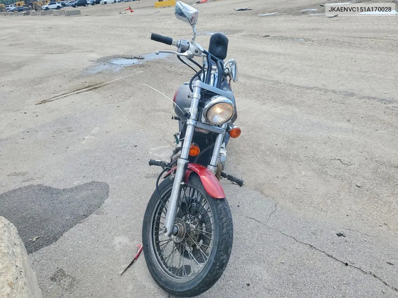 2001 Kawasaki Vulcan 500 VIN: JKAENVC151A170028 Lot: 60569076