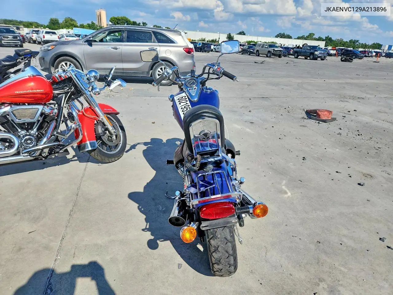 2009 Kawasaki En500 C VIN: JKAENVC129A213896 Lot: 60219596