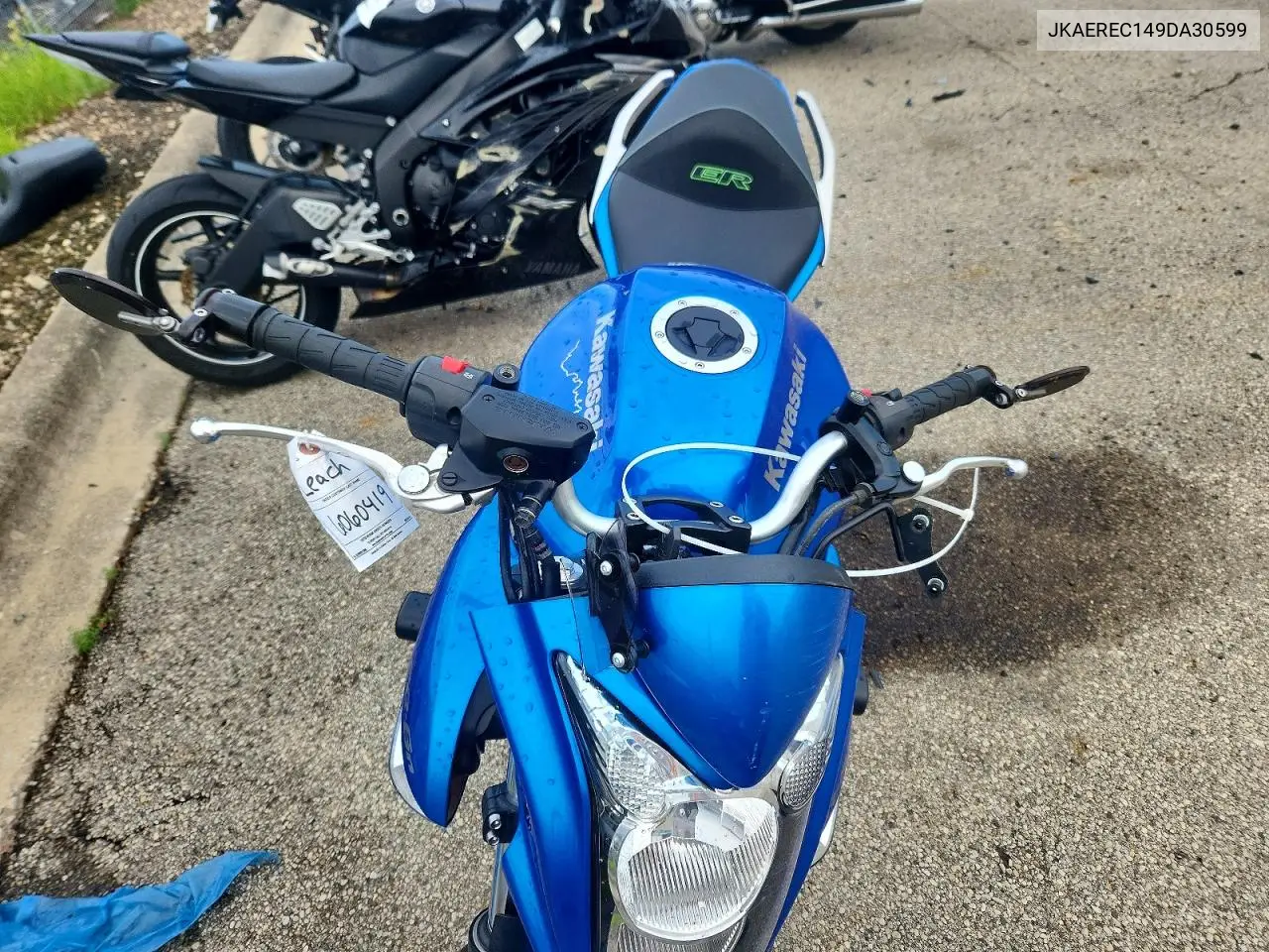2009 Kawasaki Er650 C VIN: JKAEREC149DA30599 Lot: 60406526