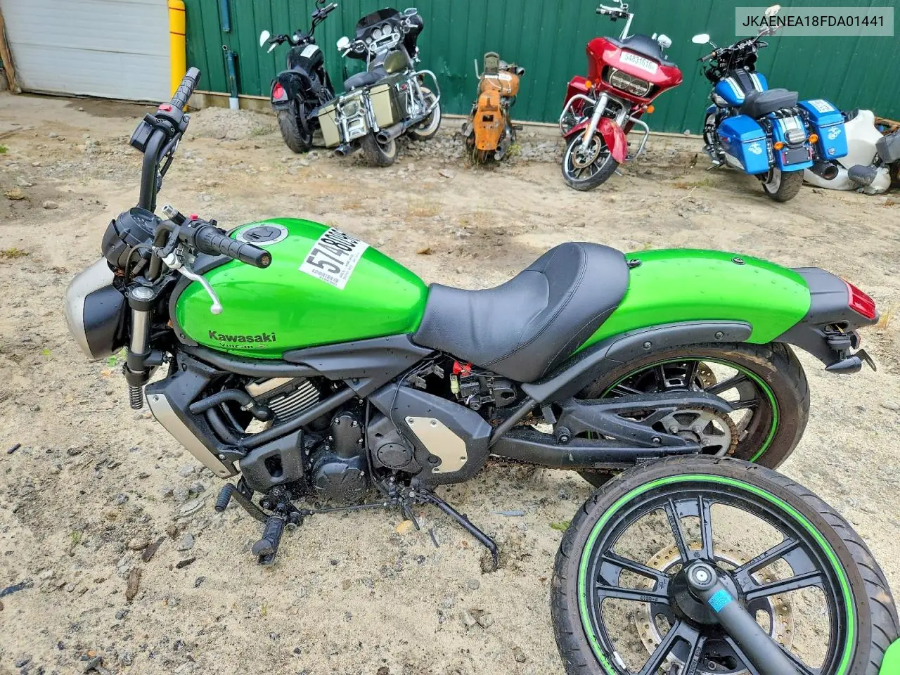 2015 Kawasaki En650 A VIN: JKAENEA18FDA01441 Lot: 57480966