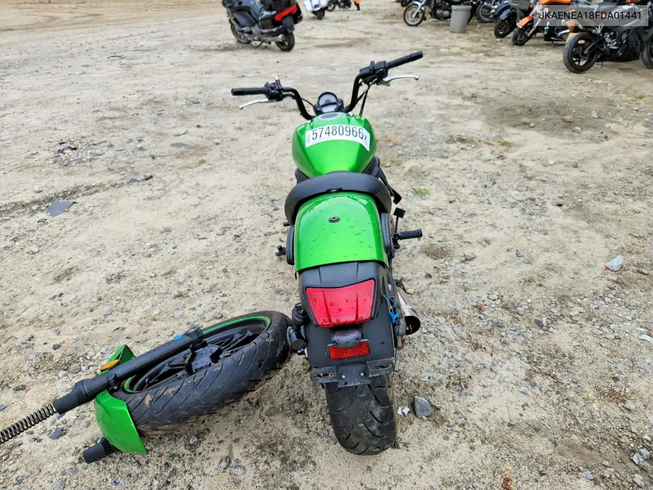 2015 Kawasaki En650 A VIN: JKAENEA18FDA01441 Lot: 57480966
