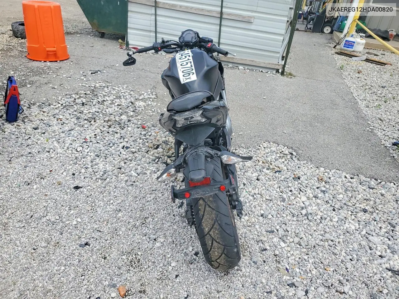 2017 Kawasaki Er650 G VIN: JKAEREG12HDA00820 Lot: 54515706