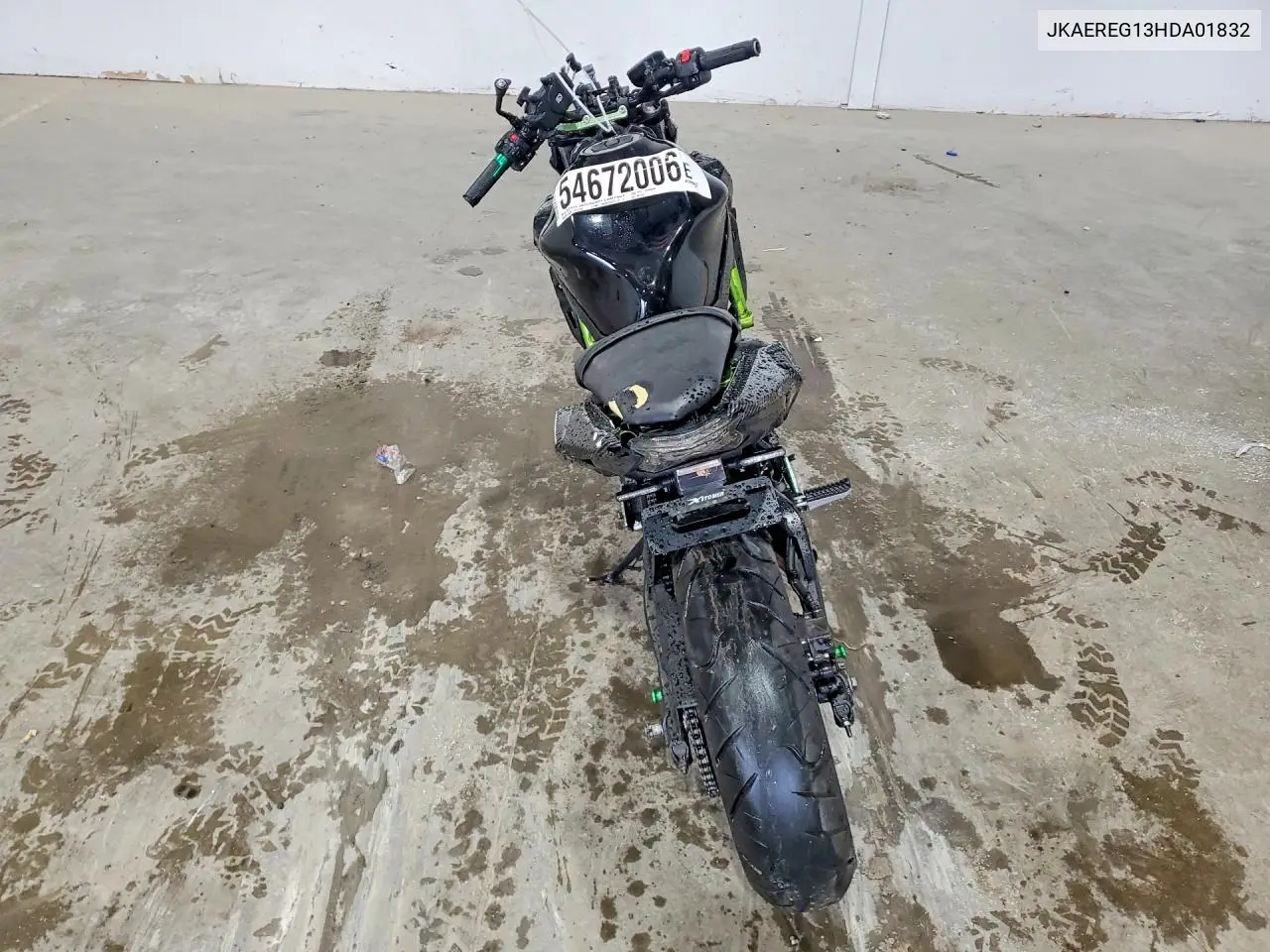 2017 Kawasaki Er650 G VIN: JKAEREG13HDA01832 Lot: 54672006