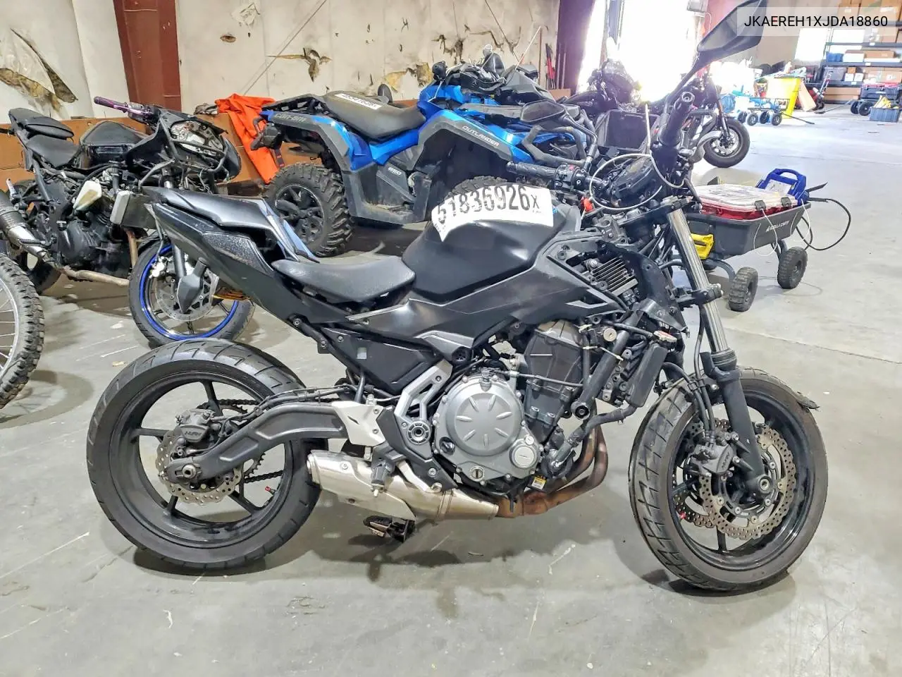 2018 Kawasaki Er650 H VIN: JKAEREH1XJDA18860 Lot: 51836926