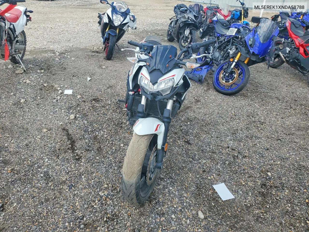 2022 Kawasaki Er650 K VIN: ML5EREK1XNDA58788 Lot: 41953046