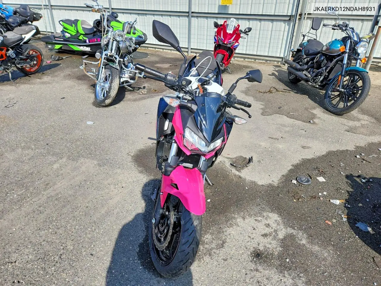 2022 Kawasaki Er400 D VIN: JKAERKD12NDAH8931 Lot: 41961696