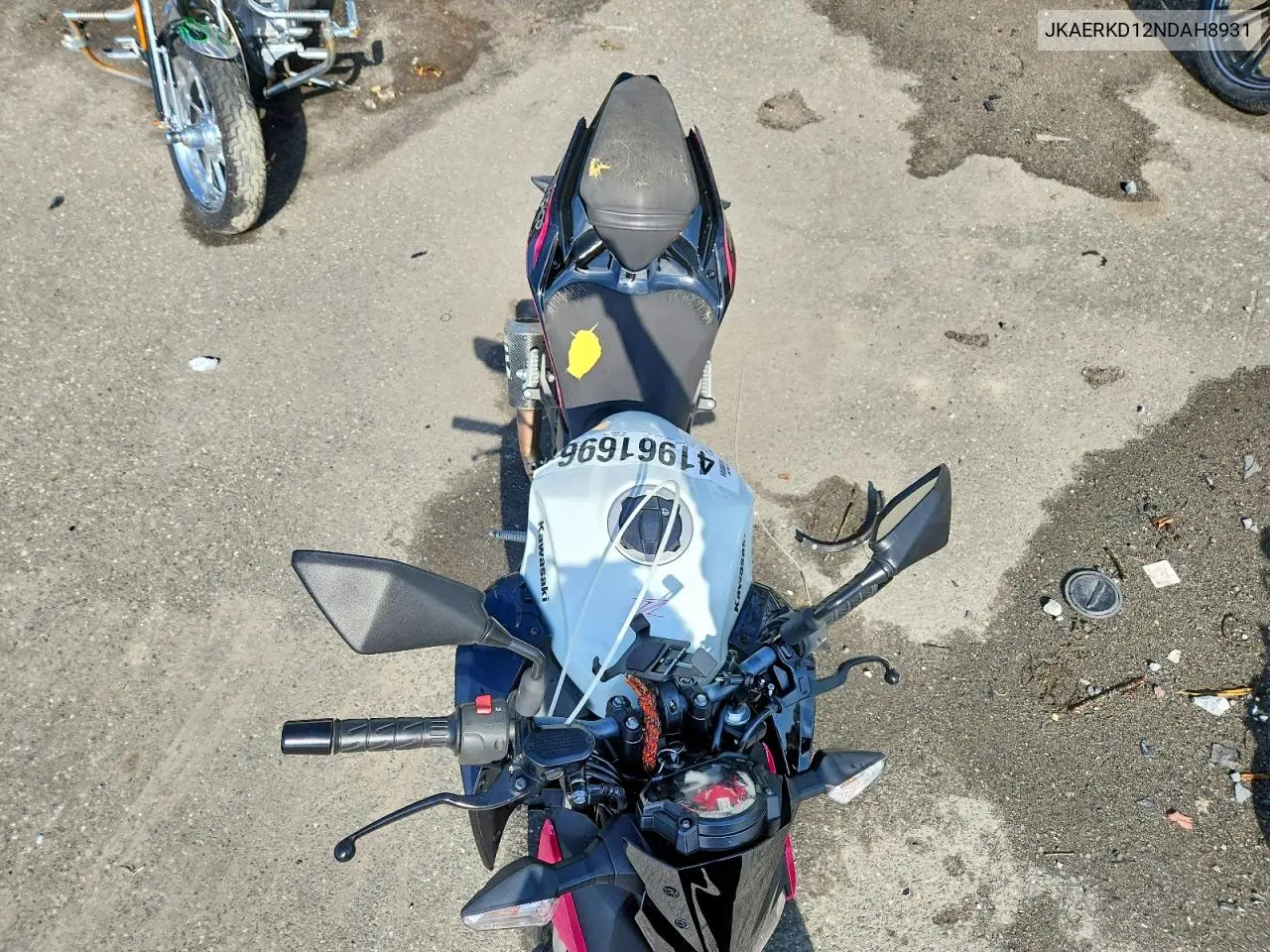 2022 Kawasaki Er400 D VIN: JKAERKD12NDAH8931 Lot: 41961696