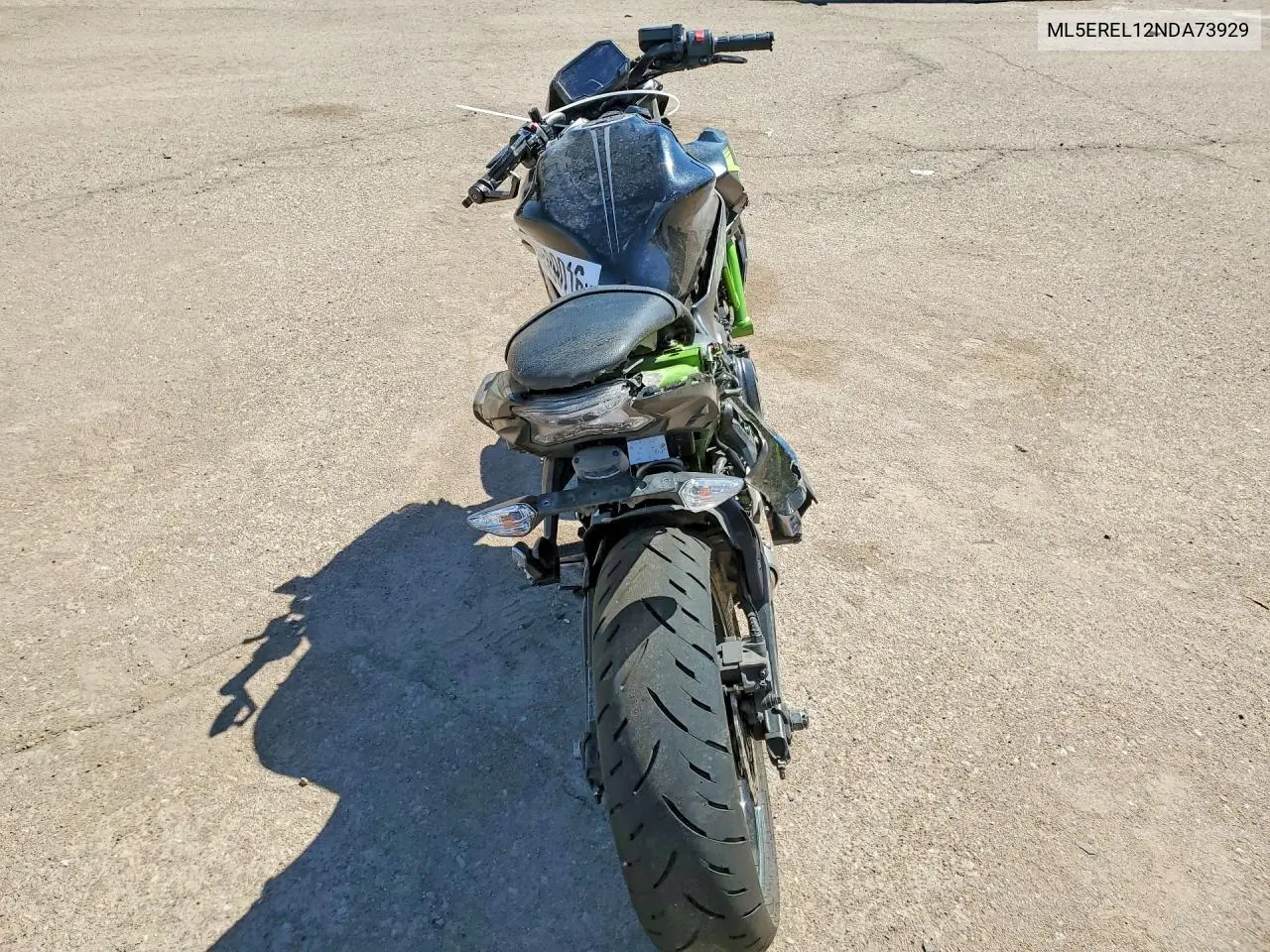 2022 Kawasaki Er650 L VIN: ML5EREL12NDA73929 Lot: 49599016
