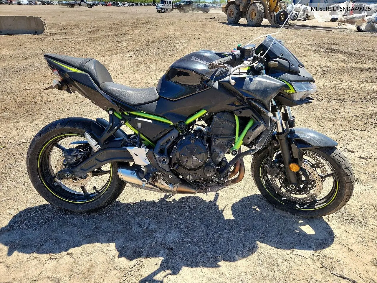 2022 Kawasaki Er650 L VIN: ML5EREL16NDA49925 Lot: 52898976