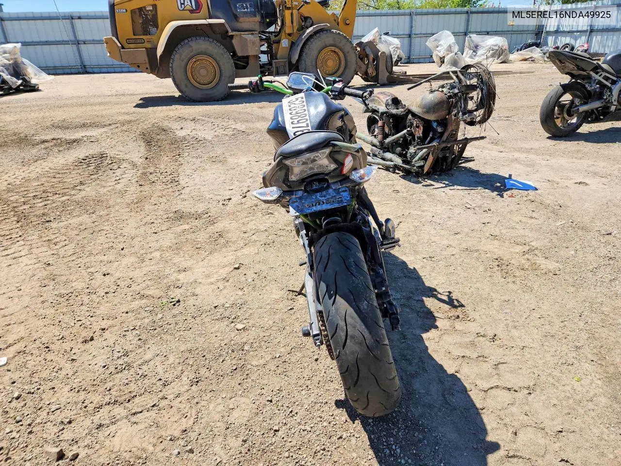 2022 Kawasaki Er650 L VIN: ML5EREL16NDA49925 Lot: 52898976