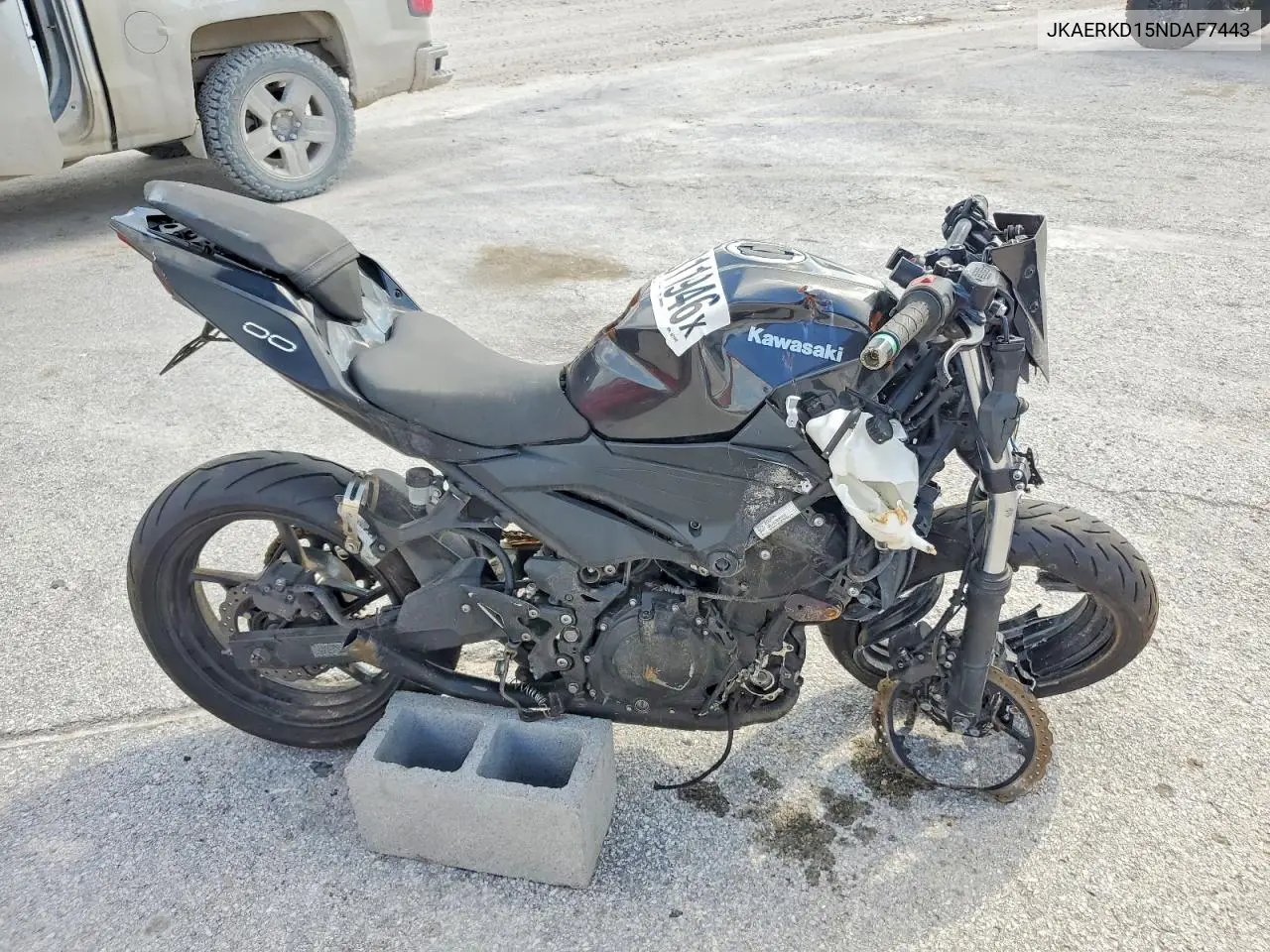 2022 Kawasaki Er400 D VIN: JKAERKD15NDAF7443 Lot: 58311946
