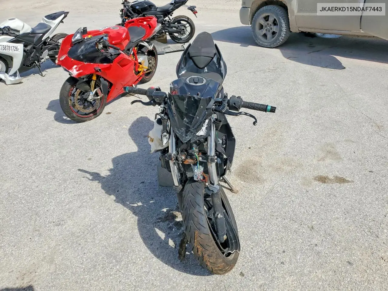 2022 Kawasaki Er400 D VIN: JKAERKD15NDAF7443 Lot: 58311946