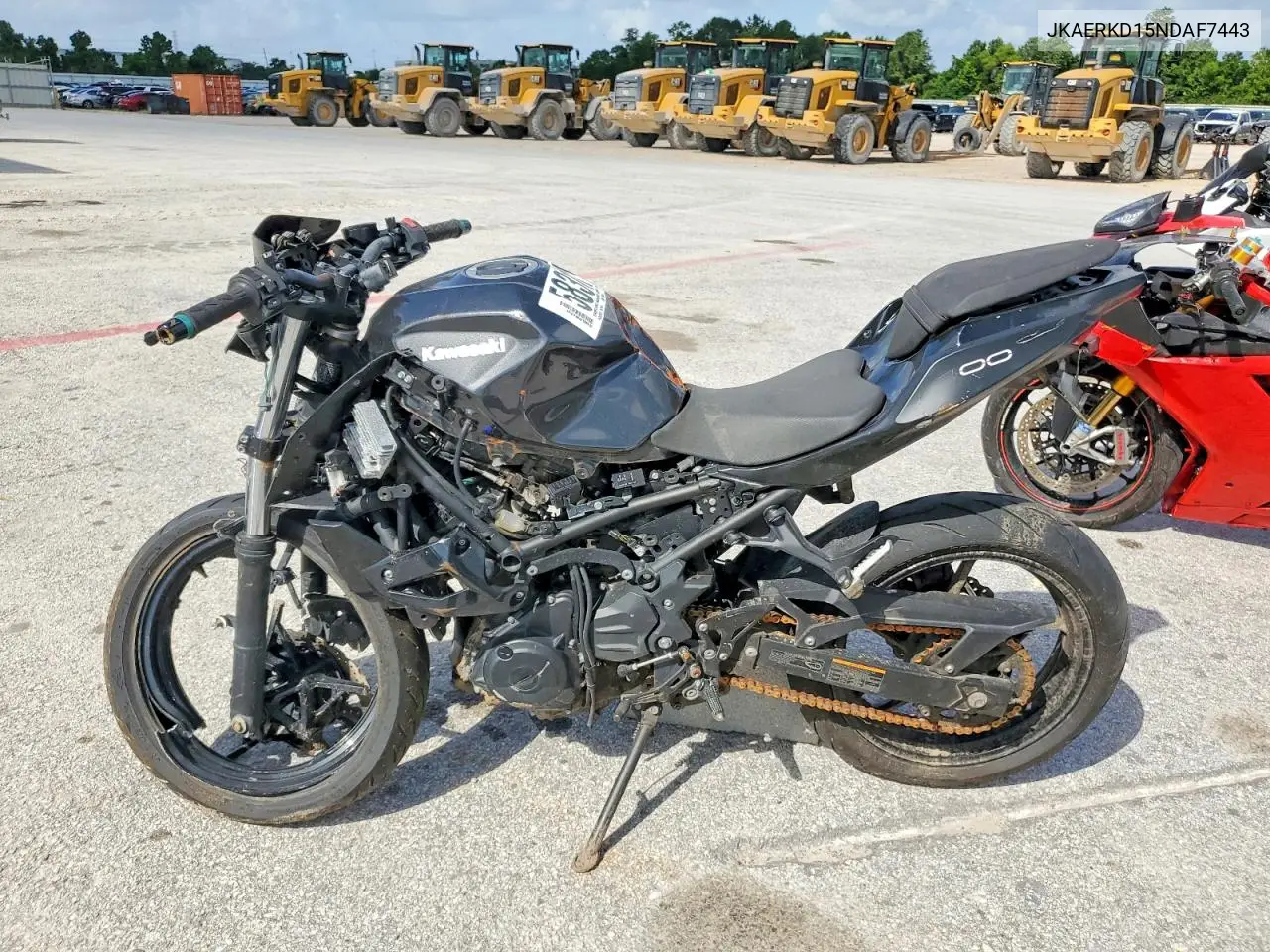 2022 Kawasaki Er400 D VIN: JKAERKD15NDAF7443 Lot: 58311946