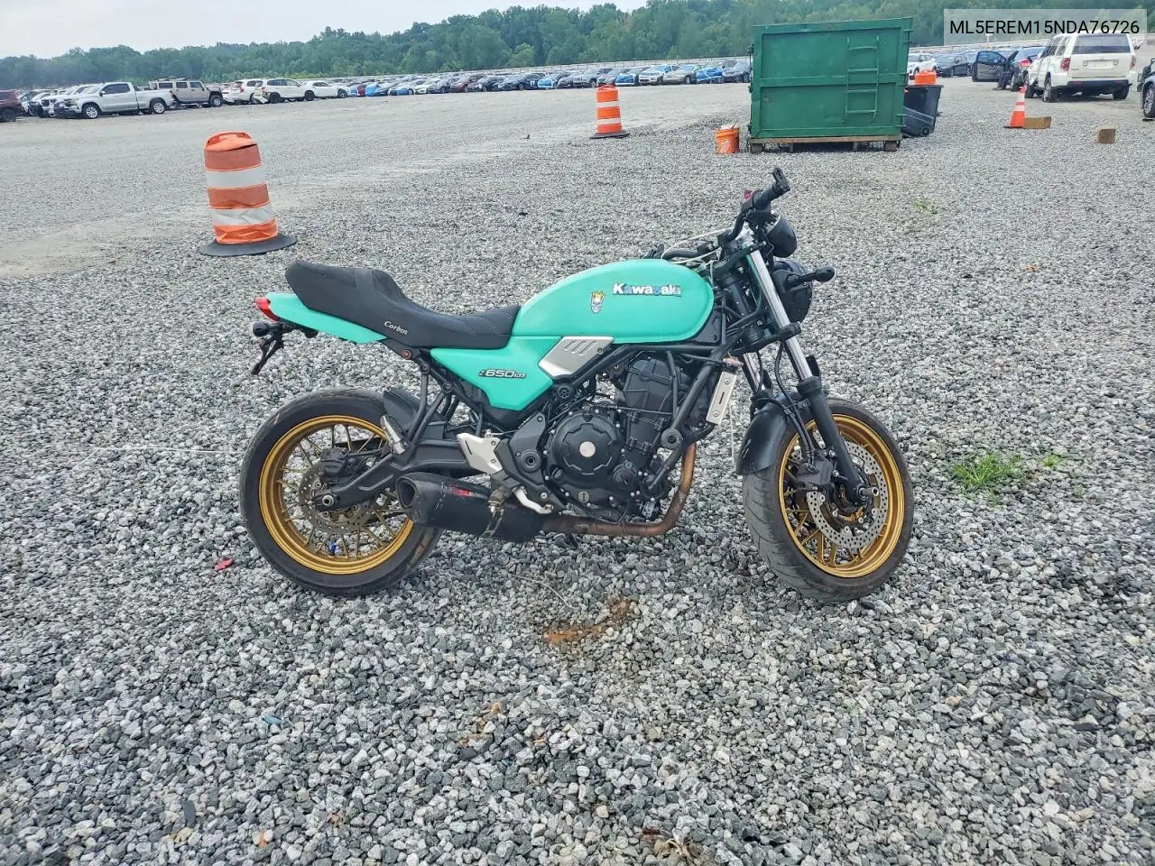 2022 Kawasaki Er650 M VIN: ML5EREM15NDA76726 Lot: 59551496