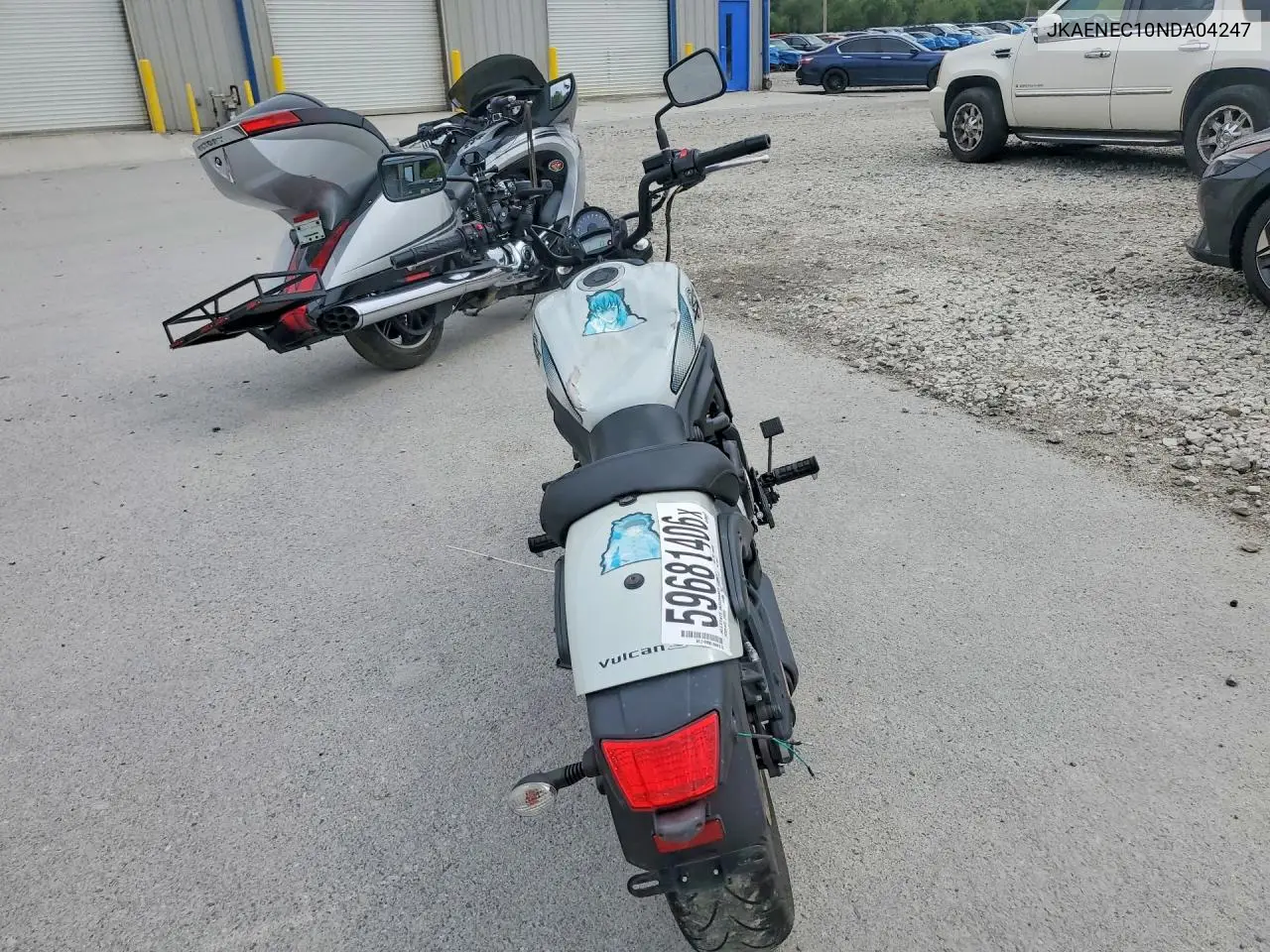 2022 Kawasaki En650 C VIN: JKAENEC10NDA04247 Lot: 59681406