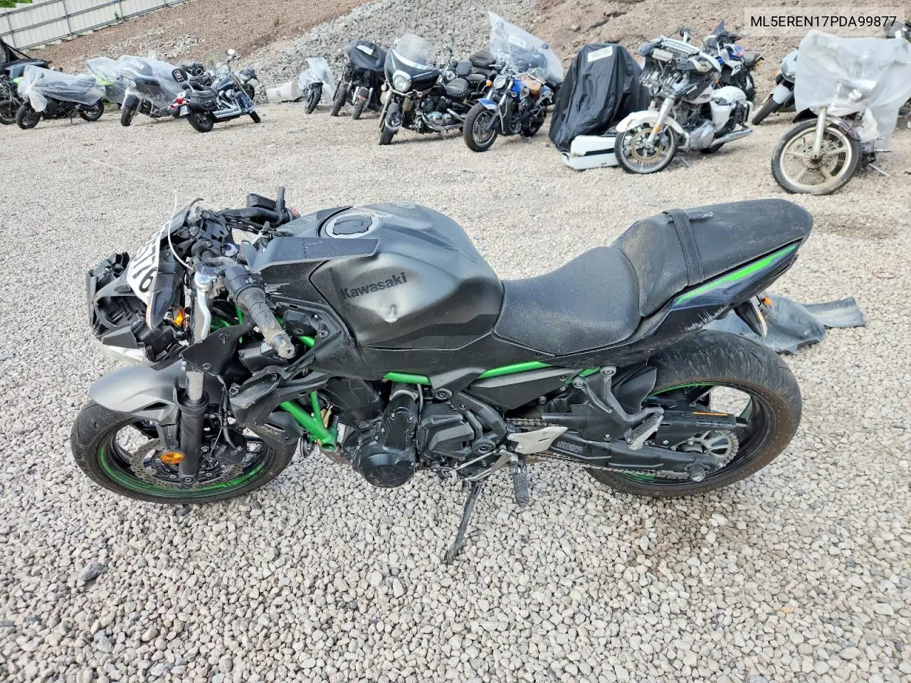 2023 Kawasaki Er650 N VIN: ML5EREN17PDA99877 Lot: 54225776