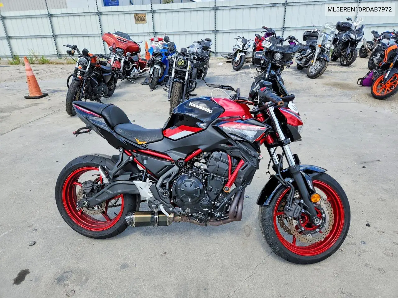 2024 Kawasaki Er650 N VIN: ML5EREN10RDAB7972 Lot: 50789536