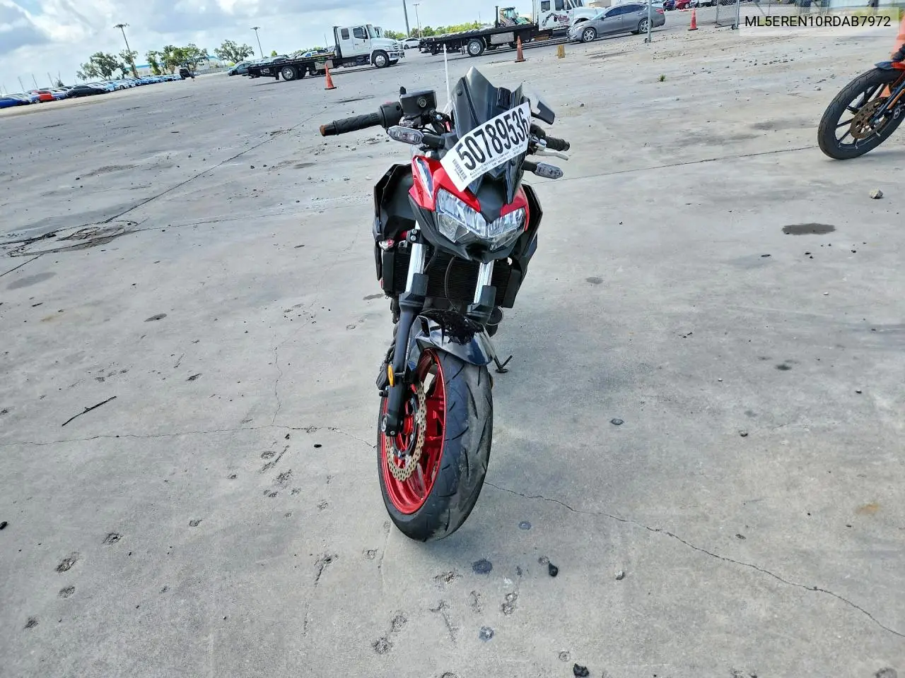 2024 Kawasaki Er650 N VIN: ML5EREN10RDAB7972 Lot: 50789536