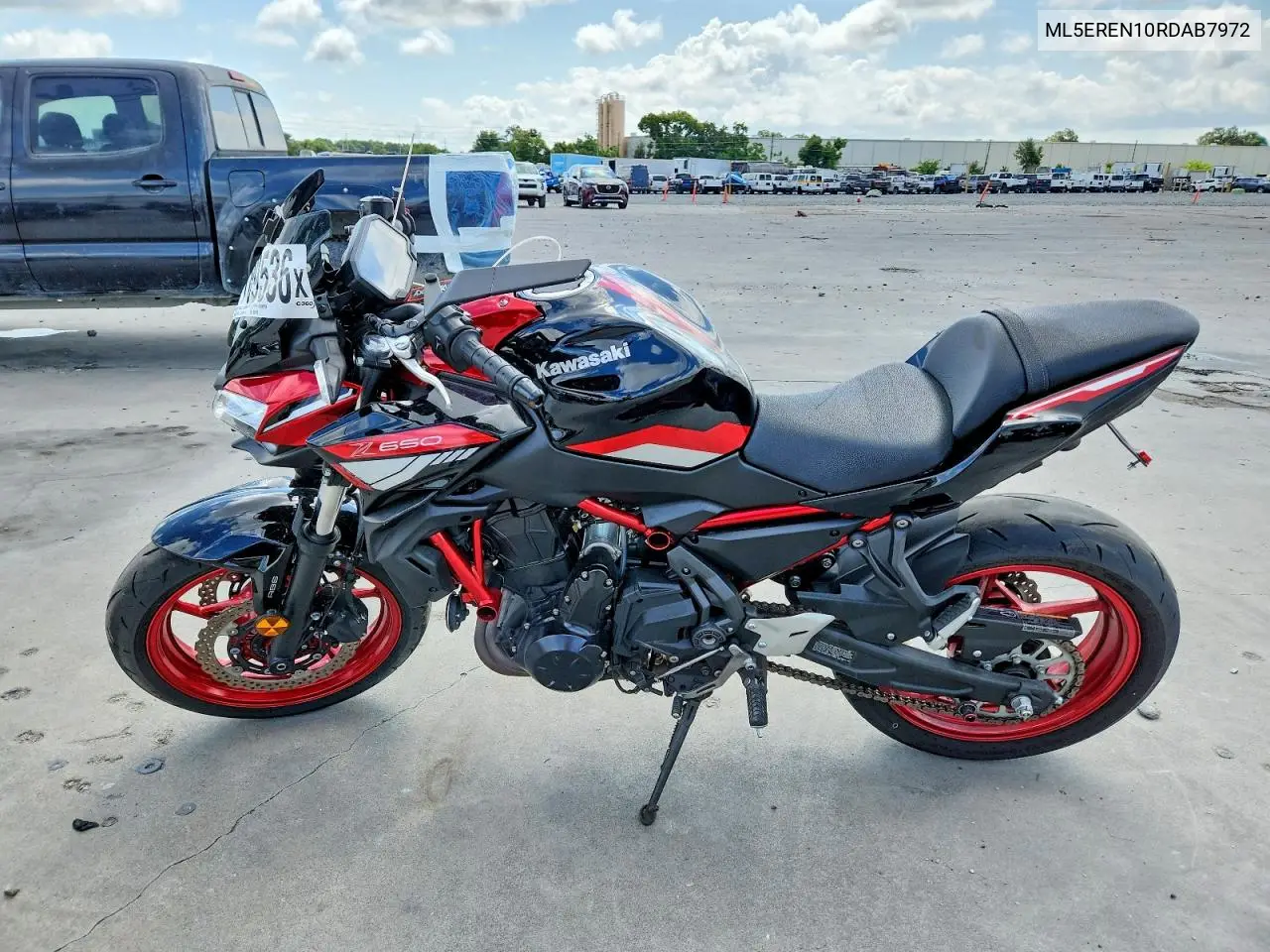 2024 Kawasaki Er650 N VIN: ML5EREN10RDAB7972 Lot: 50789536