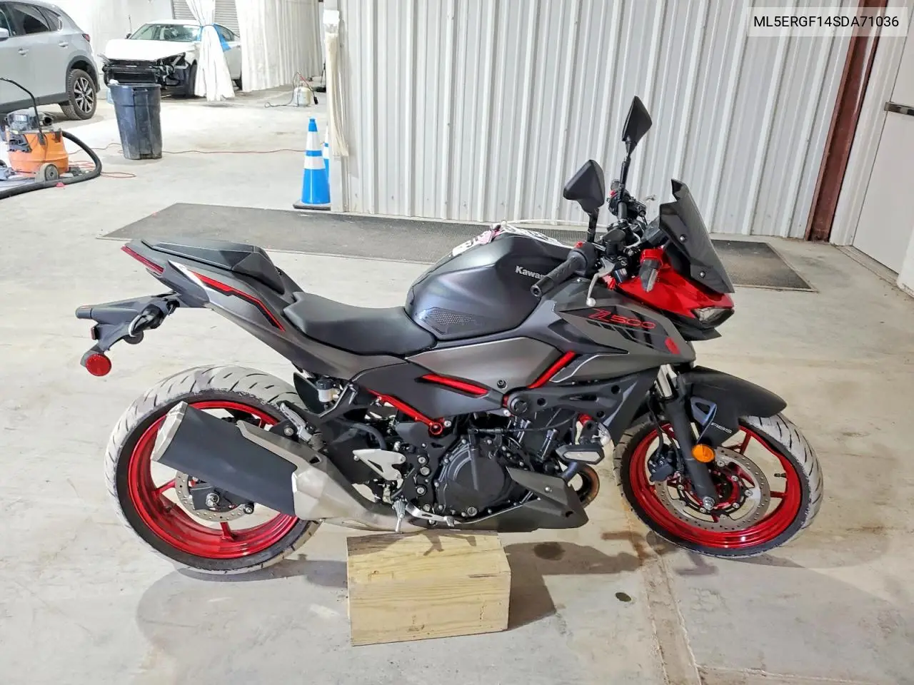 2025 Kawasaki Er500 VIN: ML5ERGF14SDA71036 Lot: 59163596