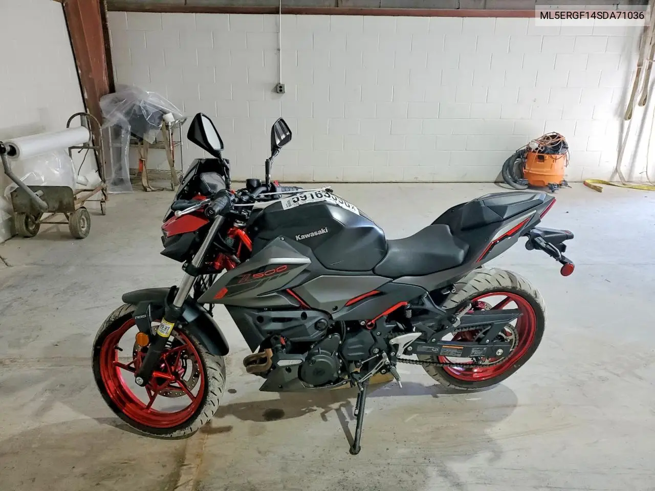 2025 Kawasaki Er500 VIN: ML5ERGF14SDA71036 Lot: 59163596
