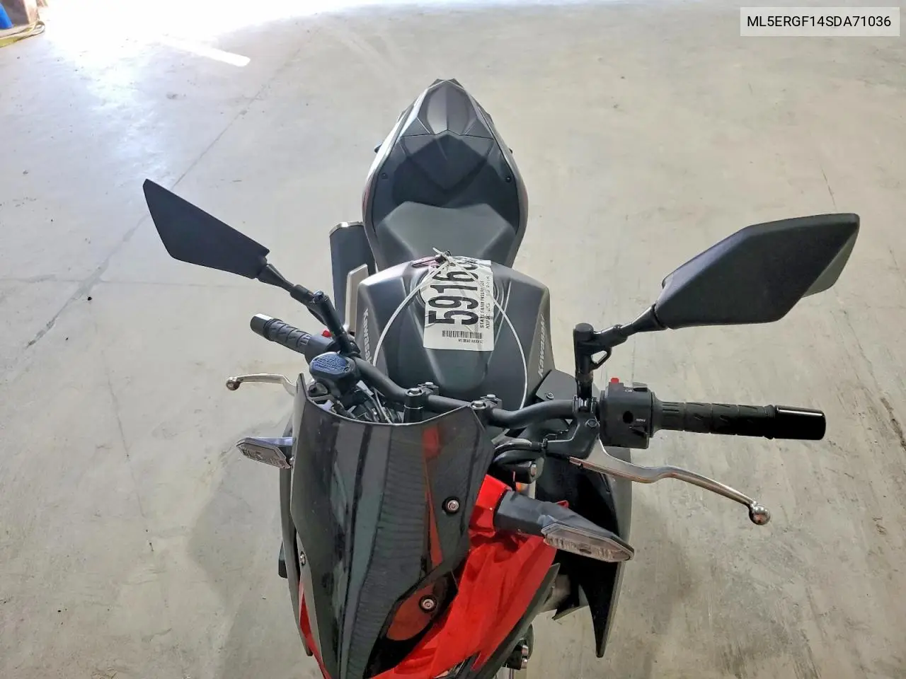 2025 Kawasaki Er500 VIN: ML5ERGF14SDA71036 Lot: 59163596