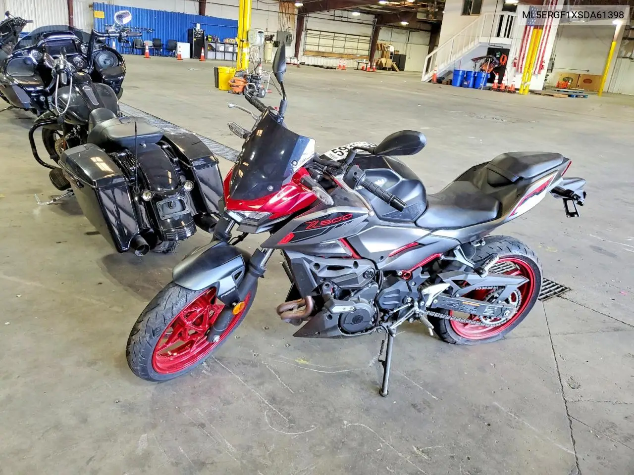 2025 Kawasaki Er500 VIN: ML5ERGF1XSDA61398 Lot: 59303076