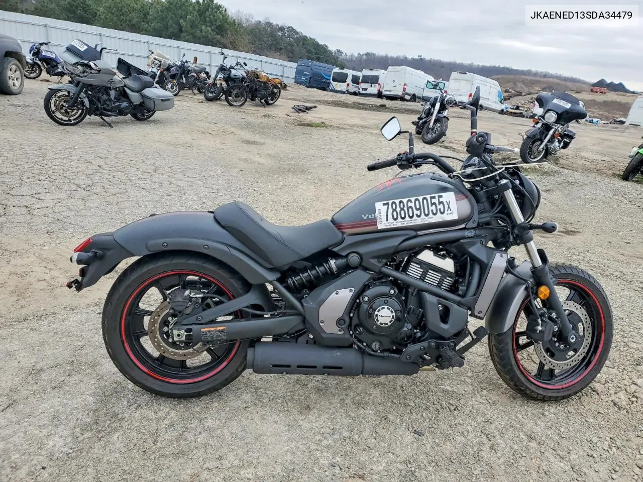 2025 Kawasaki En650 D VIN: JKAENED13SDA34479 Lot: 78869055