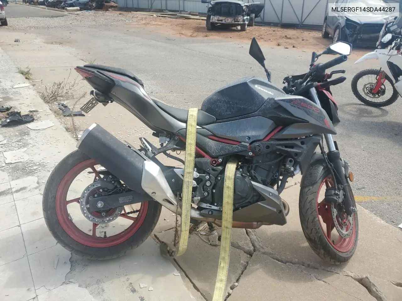 2025 Kawasaki Er500 VIN: ML5ERGF14SDA44287 Lot: 80914105