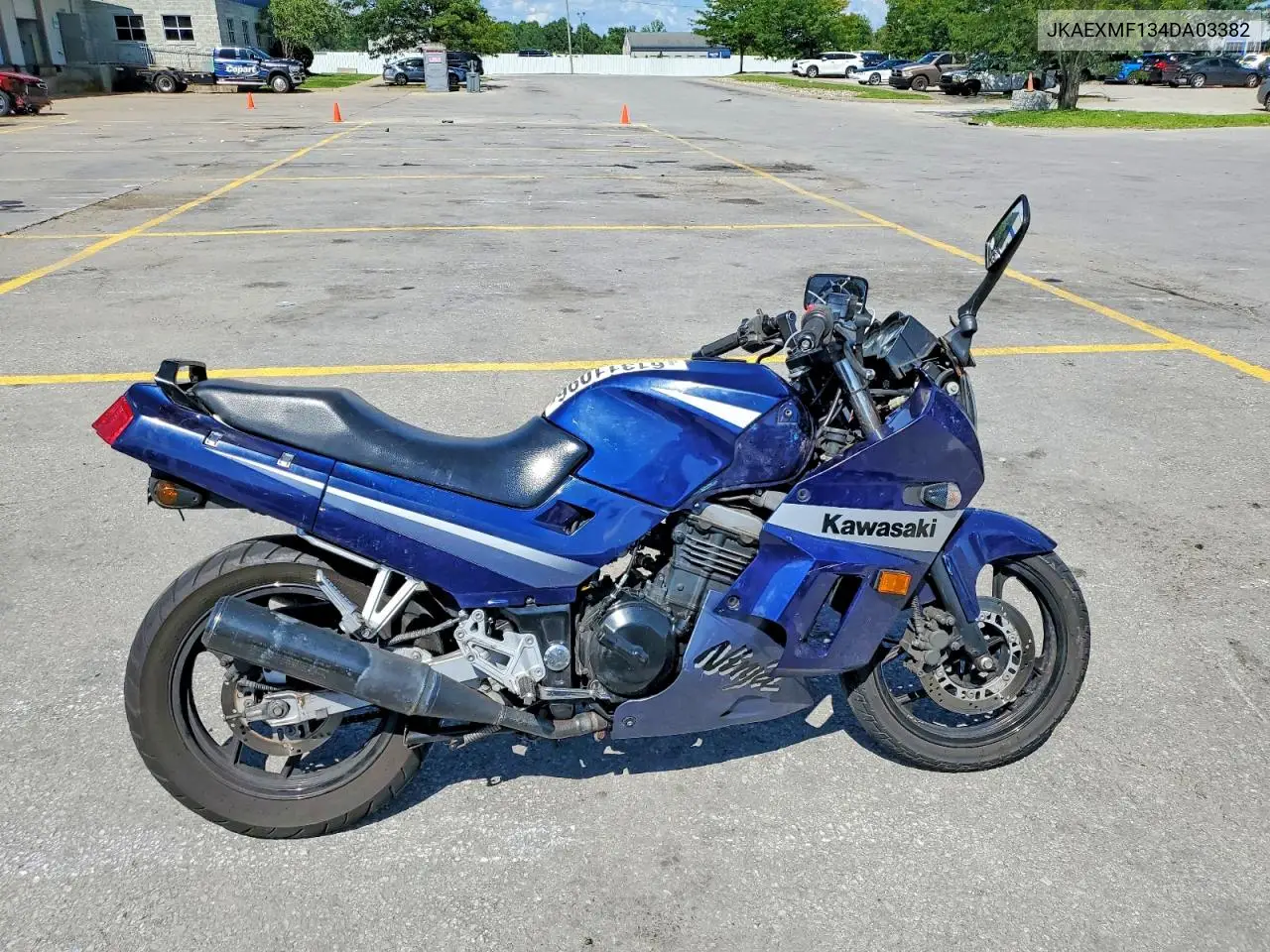 2004 Kawasaki Ex250 F VIN: JKAEXMF134DA03382 Lot: 61311096