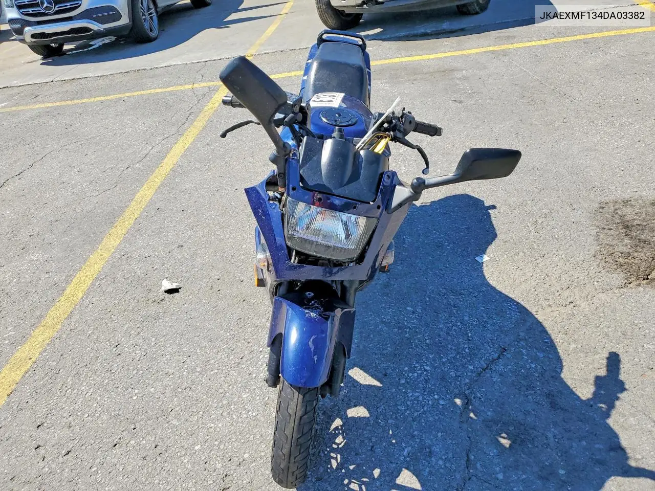 2004 Kawasaki Ex250 F VIN: JKAEXMF134DA03382 Lot: 61311096