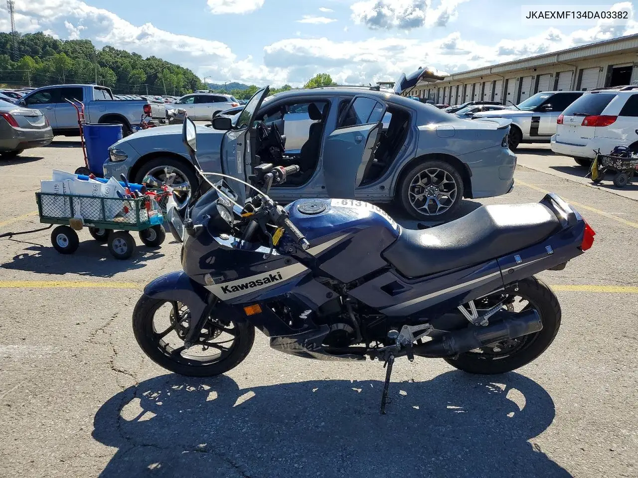 2004 Kawasaki Ex250 F VIN: JKAEXMF134DA03382 Lot: 61311096