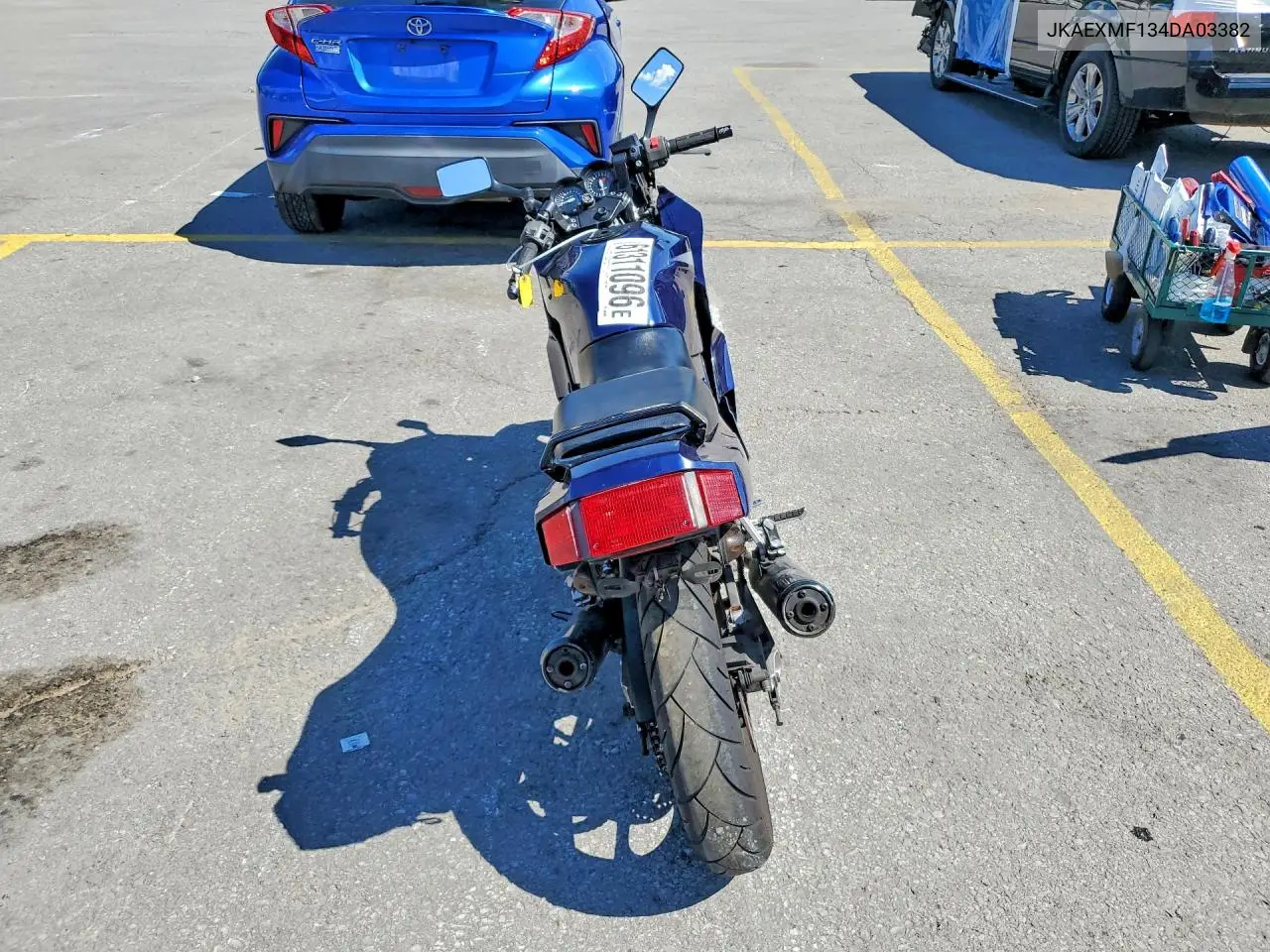 2004 Kawasaki Ex250 F VIN: JKAEXMF134DA03382 Lot: 61311096