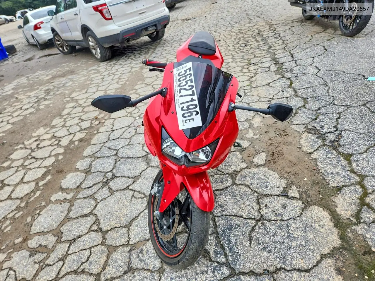 2009 Kawasaki Ex250 J VIN: JKAEXMJ149DA20657 Lot: 56527196