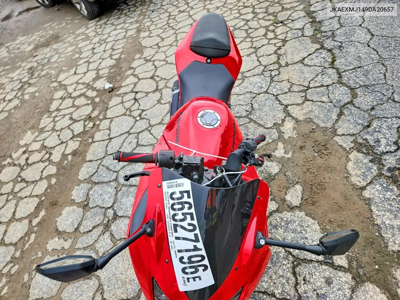 2009 Kawasaki Ex250 J VIN: JKAEXMJ149DA20657 Lot: 56527196