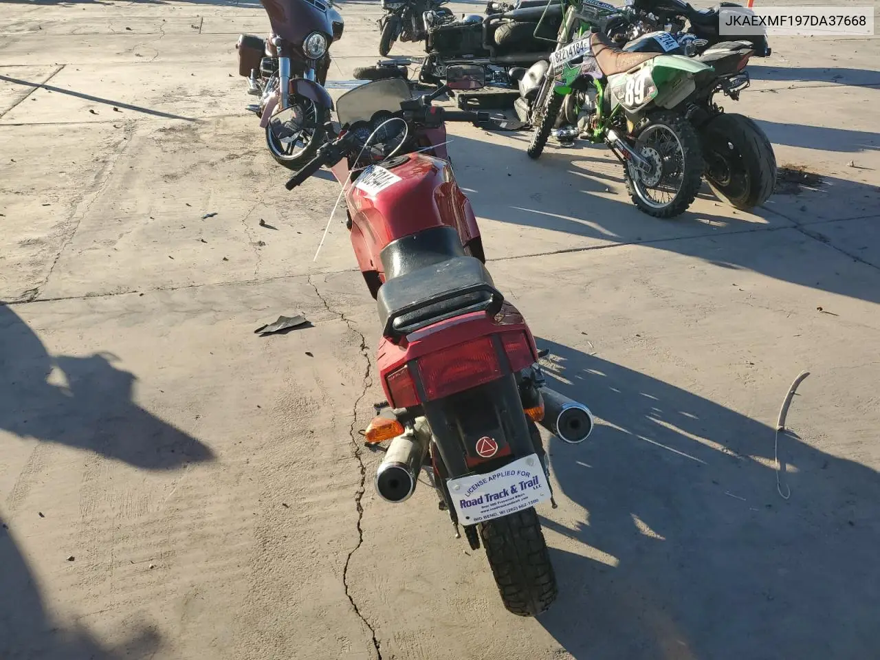 2009 Kawasaki Ninja 250 VIN: JKAEXMF197DA37668 Lot: 66378845