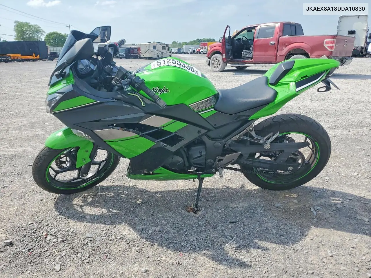 2013 Kawasaki Ex300 A VIN: JKAEX8A18DDA10830 Lot: 51255336