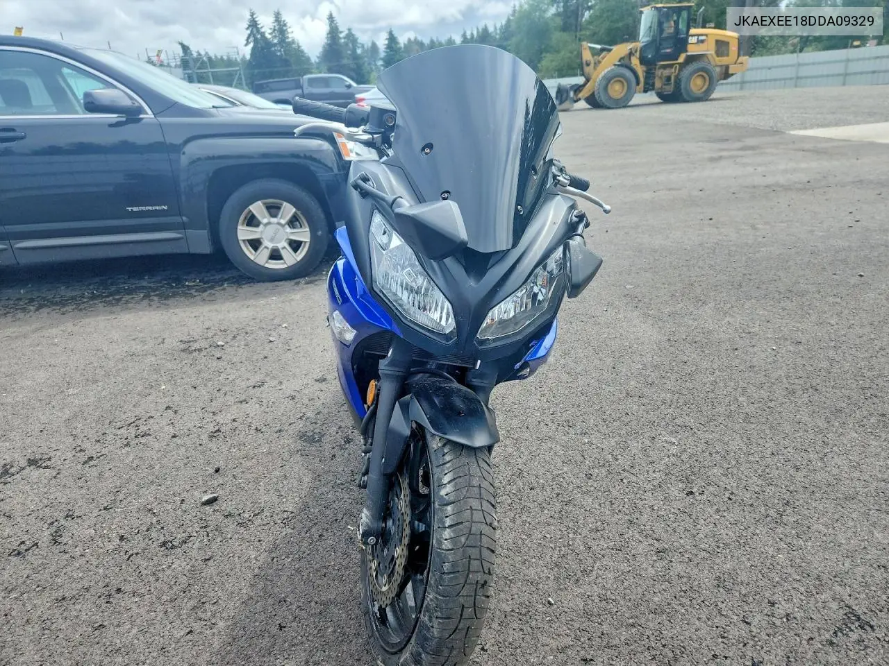 2013 Kawasaki Ex650 E VIN: JKAEXEE18DDA09329 Lot: 54754086