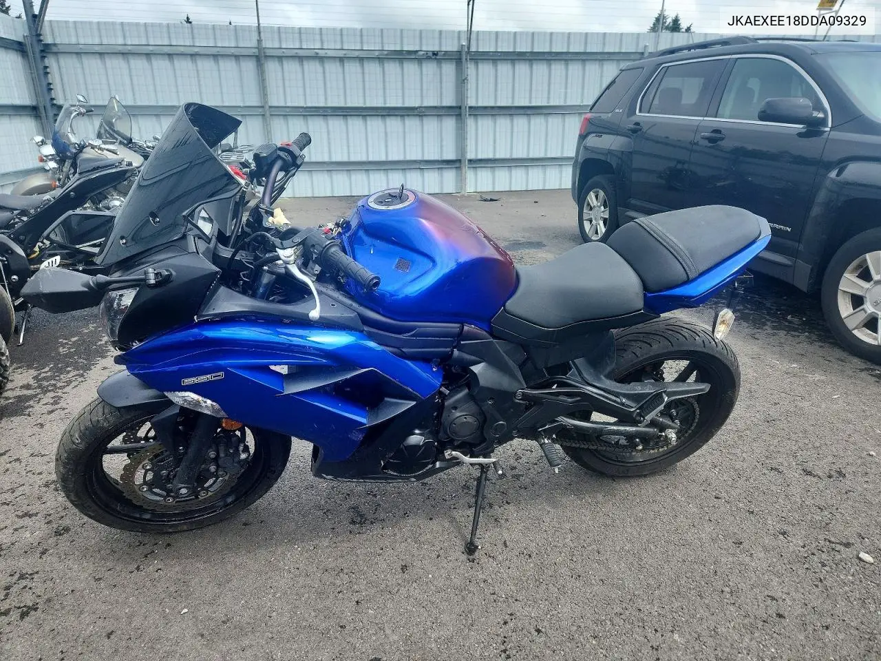 2013 Kawasaki Ex650 E VIN: JKAEXEE18DDA09329 Lot: 54754086
