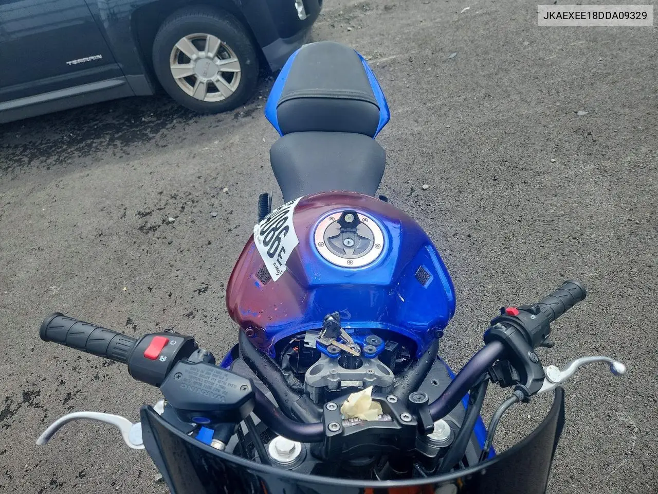 2013 Kawasaki Ex650 E VIN: JKAEXEE18DDA09329 Lot: 54754086