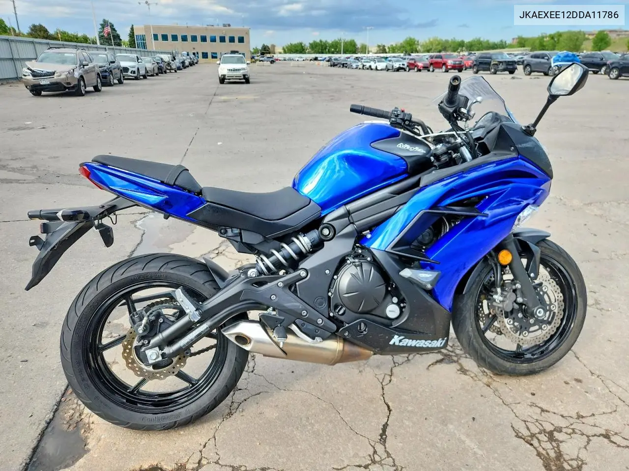 2013 Kawasaki Ex650 E VIN: JKAEXEE12DDA11786 Lot: 55378476