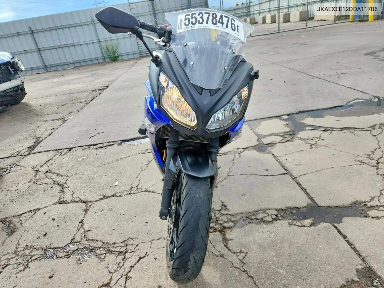 2013 Kawasaki Ex650 E VIN: JKAEXEE12DDA11786 Lot: 55378476